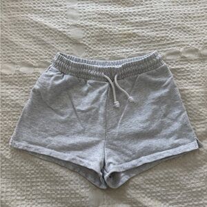 H&M Light Gray Sweat Shorts